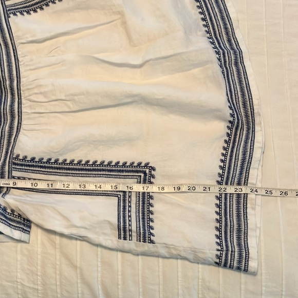 Madewell Folktale linen embroidered top - Picture 8 of 8